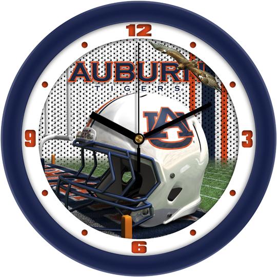 Auburn Tigers 11.5" Football Helmet Design Wall Clock by Suntime