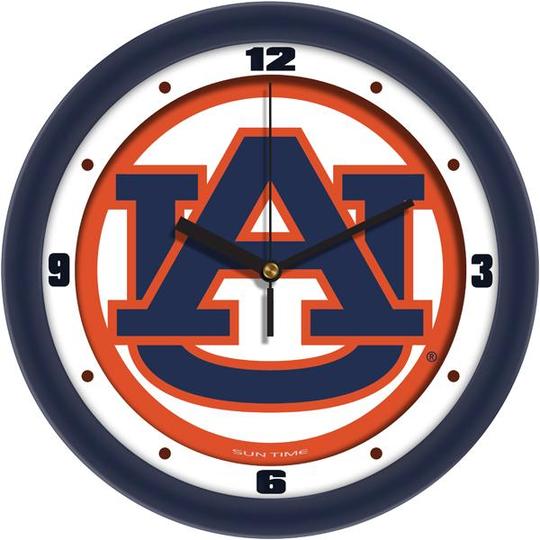 Auburn Tigers 11.5" Traditional Logo Wall Clock by Suntime