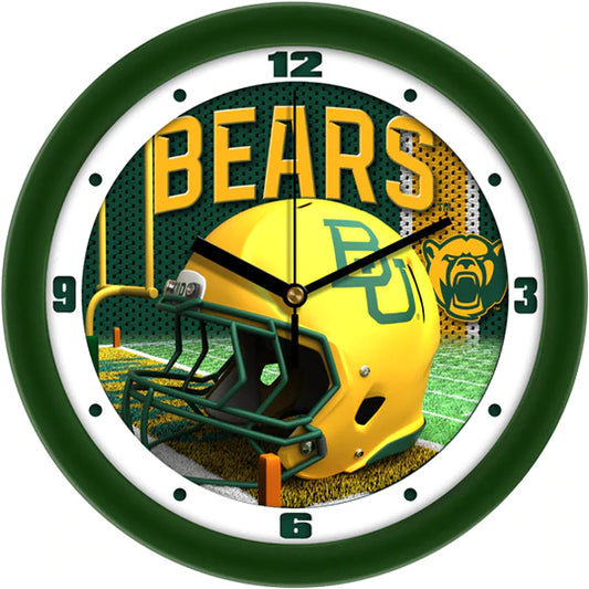 Baylor Bears Football Helmet Design 11.5" Wall Clock by Suntime