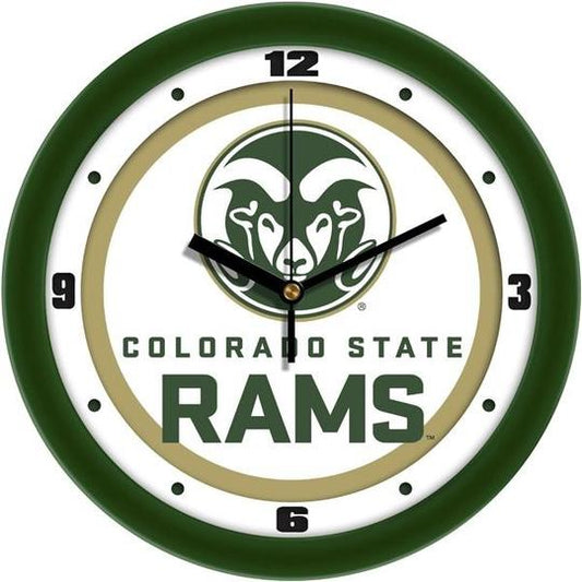 Colorado State Rams 11.5" Traditional Logo Wall Clock by Suntime