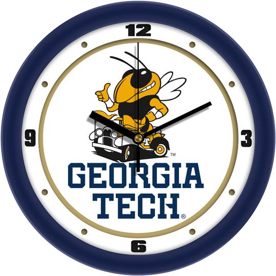 Georgia Tech Yellow Jackets 11.5" Traditional Logo Wall Clock by Suntime