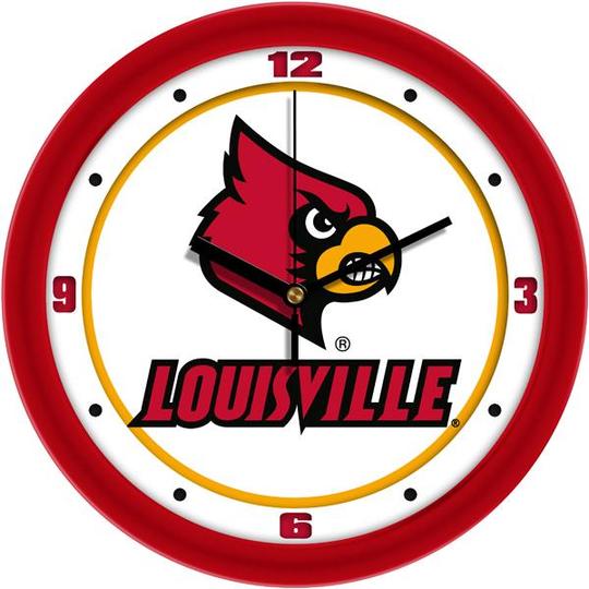 Louisville Cardinals 11.5" Traditional Logo Wall Clock by Suntime