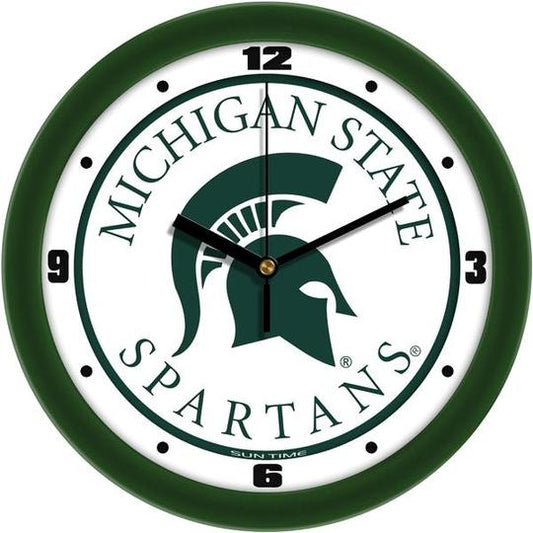 Michigan State Spartans 11.5" Traditional Logo Wall Clock by Suntime