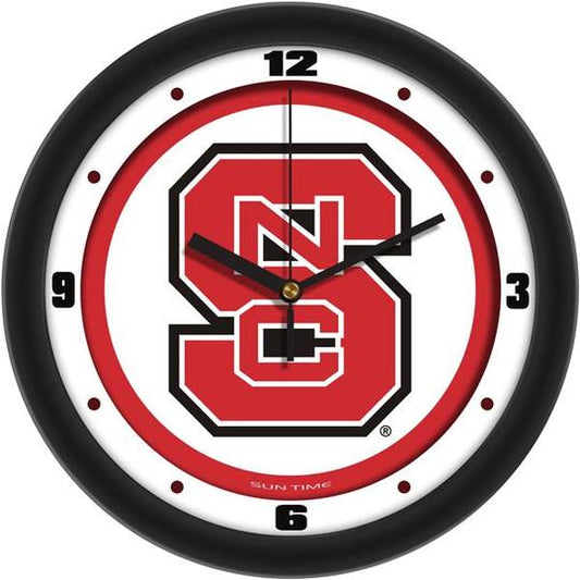 North Carolina State Wolfpack 11.5" Traditional Logo Wall Clock by Suntime
