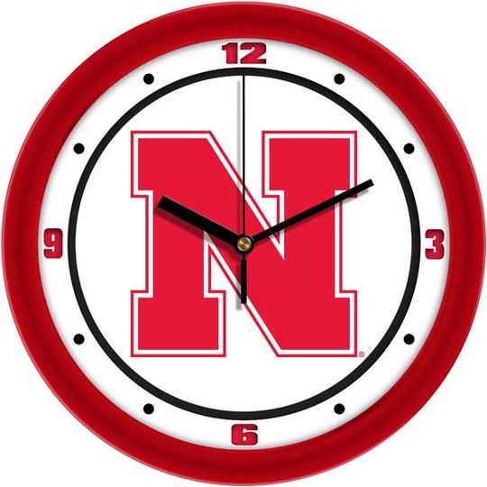 Nebraska Cornhuskers 11.5" Traditional Logo Wall Clock by Suntime