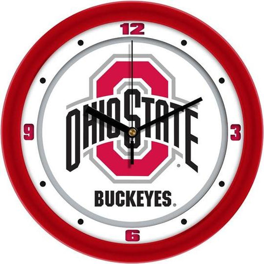Ohio State Buckeyes 11.5" Traditional Logo Wall Clock by Suntime