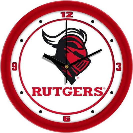 Rutgers Scarlet Knights 11.5" Traditional Logo Wall Clock by Suntime