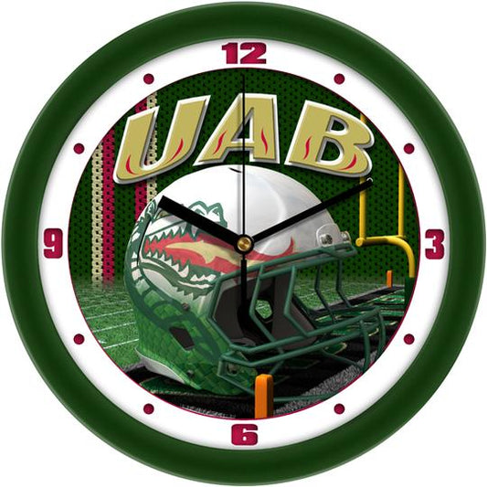 Alabama UAB Blazers 11.5" Football Helmet Wall Clock by Suntime