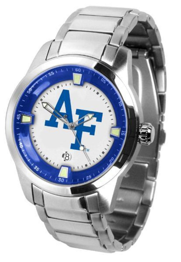 Air Force Falcons Men's Titan Steel Watch by Suntime
