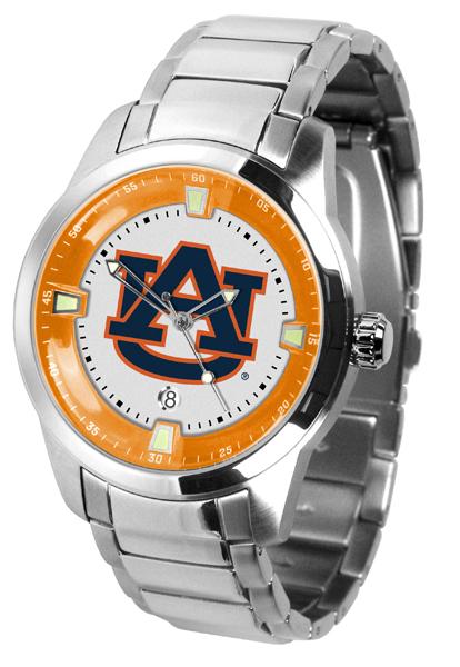 Auburn Tigers Men's Titan Steel Watch by Suntime