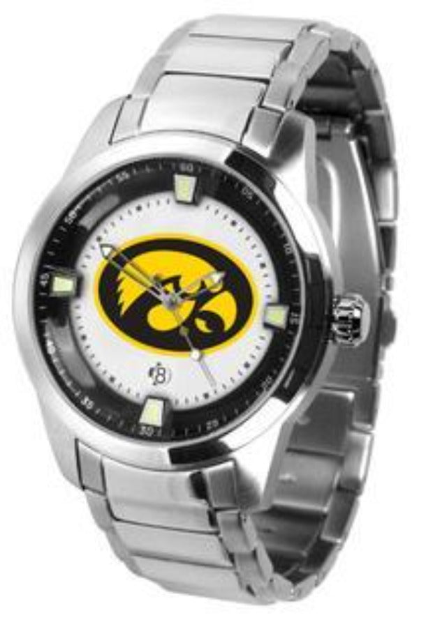 Iowa Hawkeyes Men's Titan Steel Watch by Suntime