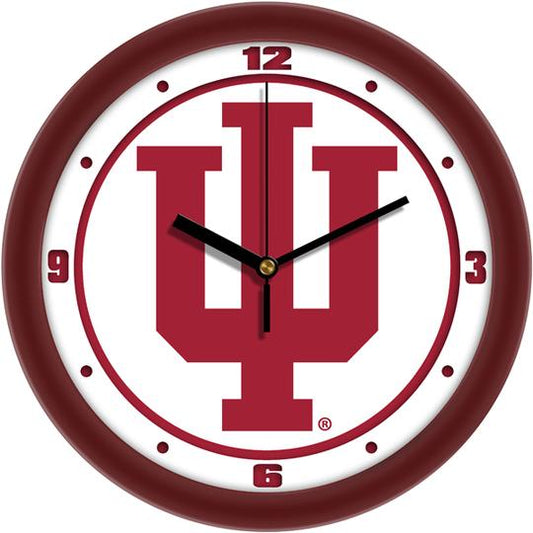 Indiana Hoosiers 11.5" Traditional Logo Wall Clock by Suntime