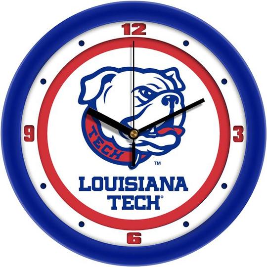 Louisiana Tech Bulldogs 11.5" Traditional Logo Wall Clock by Suntime