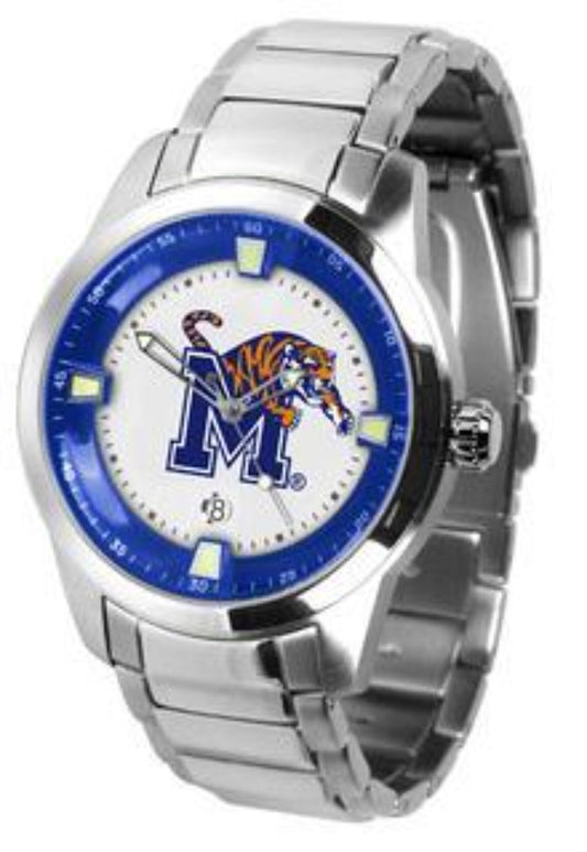 Memphis Tigers Men's Titan Steel Watch by Suntime
