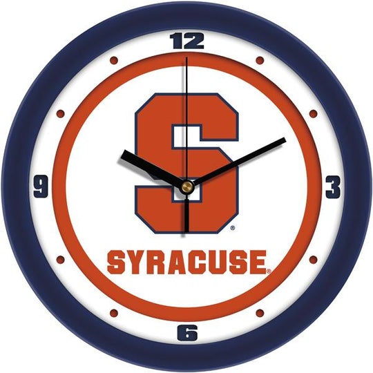 Syracuse Orange 11.5" Traditional Wall Clock by Suntime