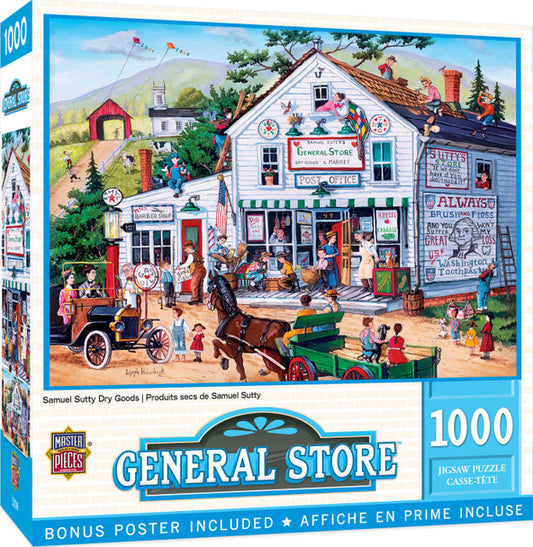 General Store - Samuel Sutty Dry Goods 1000 Piece Jigsaw Puzzle by Masterpieces