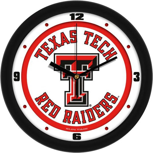 Texas Tech Red Raiders 11.5" Traditional Wall Clock by Suntime
