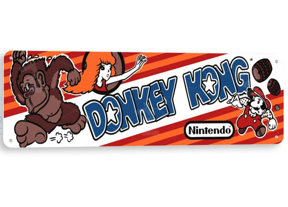 Donkey-Kong Arcade Metal Tin Sign A331