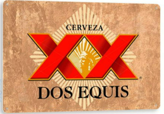 Dos-Equis Beer Metal Tin Sign A332