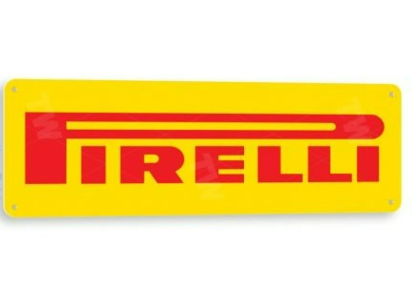 Pirelli Tires Metal Tin Sign A957
