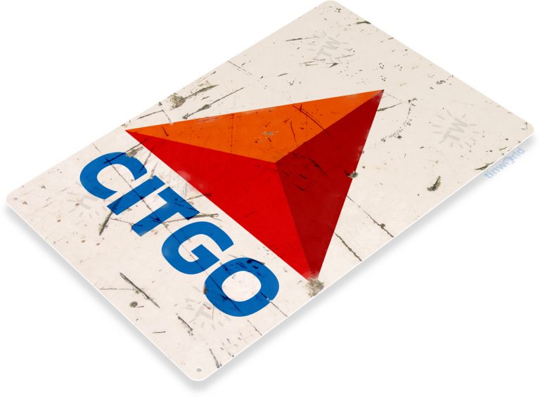 Citgo Oil-Gas Metal Tin Sign B124