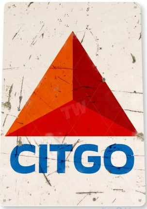 Citgo Oil-Gas Metal Tin Sign B124