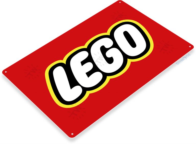 Lego Toys Metal Tin Sign - B171