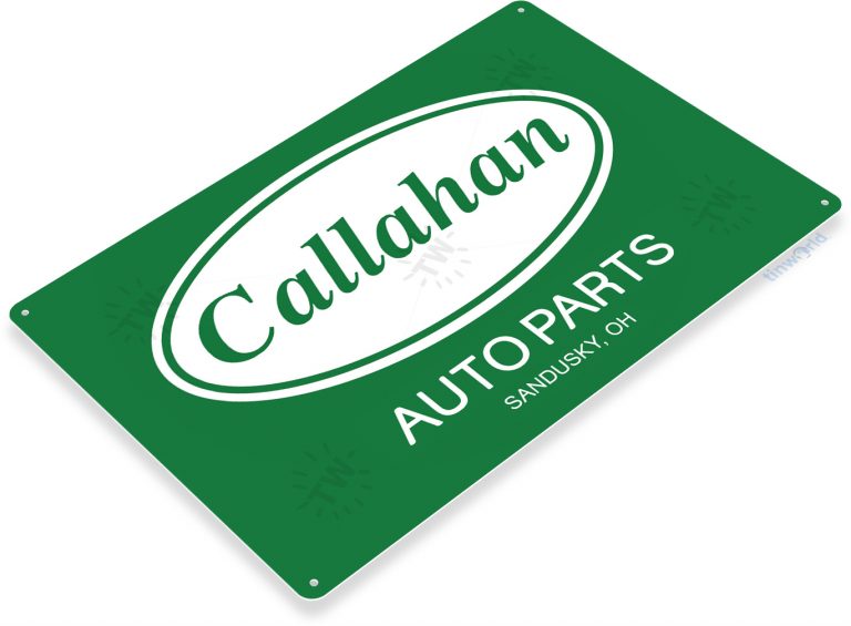 Callahan Auto Metal Tin Sign C261