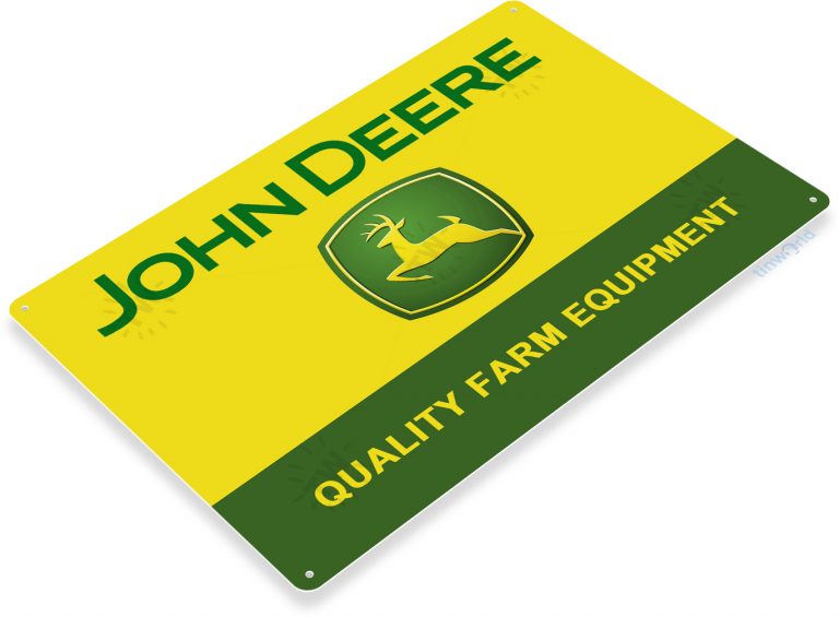 John Deere Metal Tin Sign C574