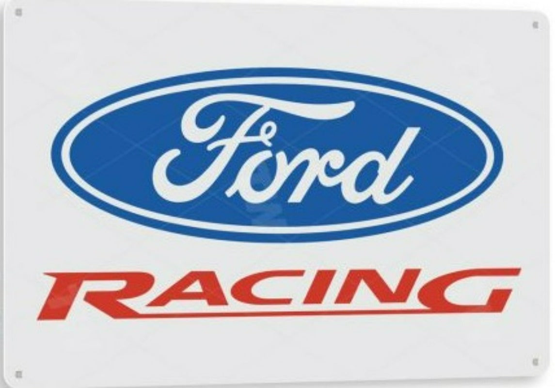Ford Racing Metal Tin Sign C686