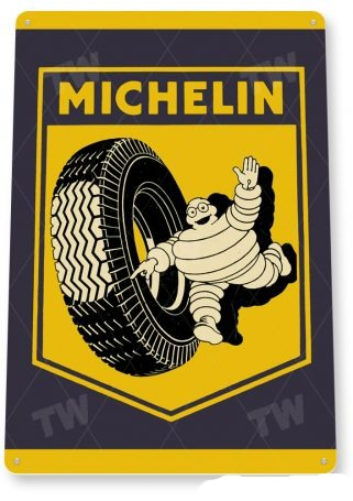 Michelin Tire Tyres Metal Tin Sign - C777