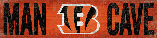 Cincinnati Bengals Distressed Man Cave Sign by Fan Creations