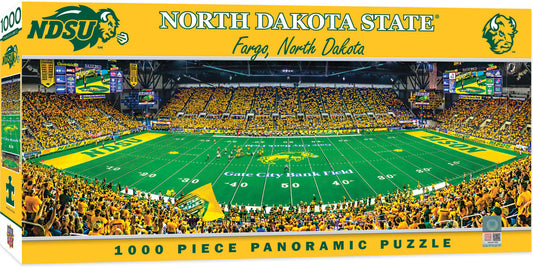 North Dakota State Bison Panoramic Stadium1000 Piece Puzzle - Center View by Masterpieces