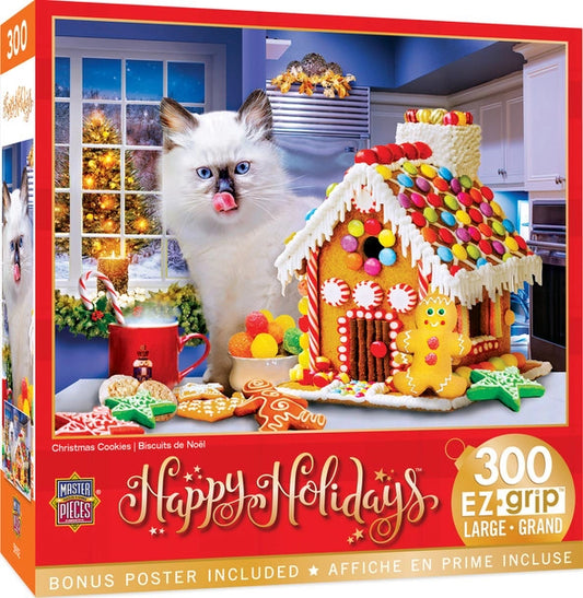 Christmas - Christmas Cookies 300 EZ-Grip Pieces Puzzle by Masterpieces