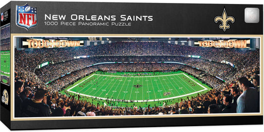 New Orleans Saints Panoramic Puzzle 1000 Piece Puzzle - Center View by Masterpieces