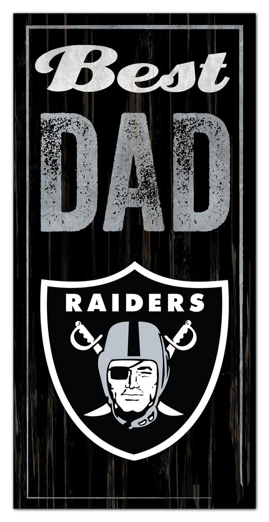 Las Vegas Raiders Best Dad Sign by Fan Creations