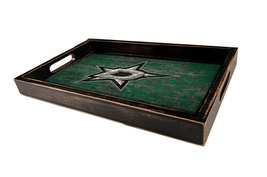 Dallas Stars Distressed Serving Tray with Team Color by Fan Creations