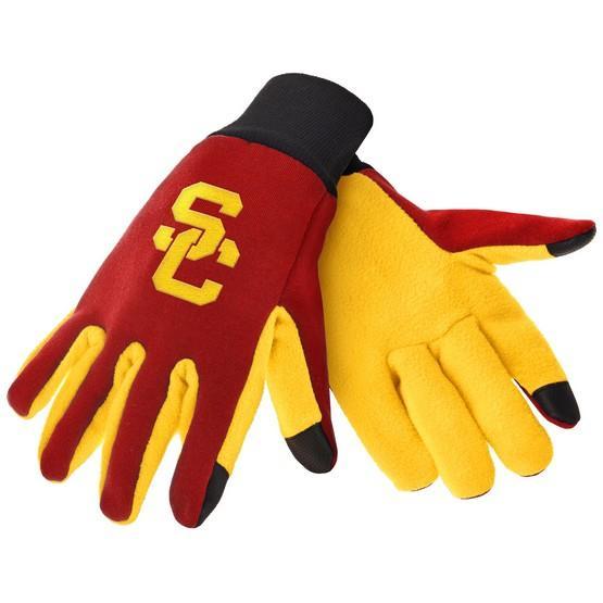 USC Trojans Color Texting Gloves by FOCO