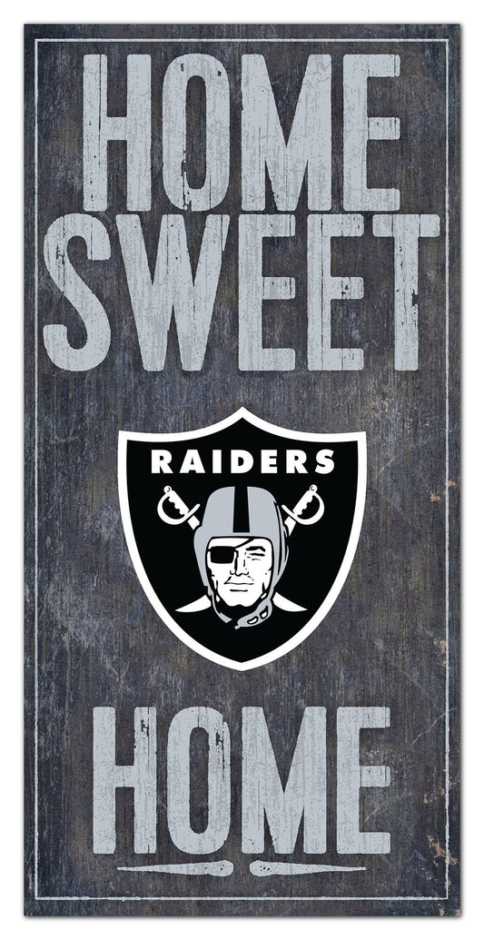 Las Vegas Raiders Home Sweet Home 6" x 12" Sign by Fan Creations