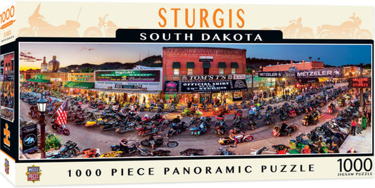 American Vista Panoramic - Sturgis 1000 Piece Jigsaw Puzzle by Masterpieces