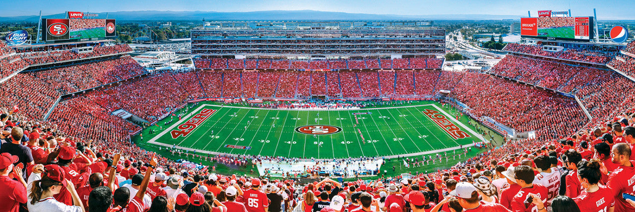 San Francisco 49ers Panoramic Stadium 1000 Piece Puzzle - Center View by Masterpieces