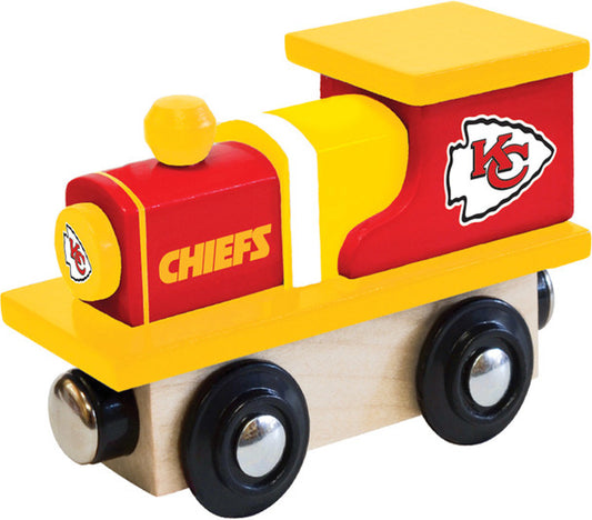 Kansas City Chiefs Wooden Toy Train Engine by Masterpieces
