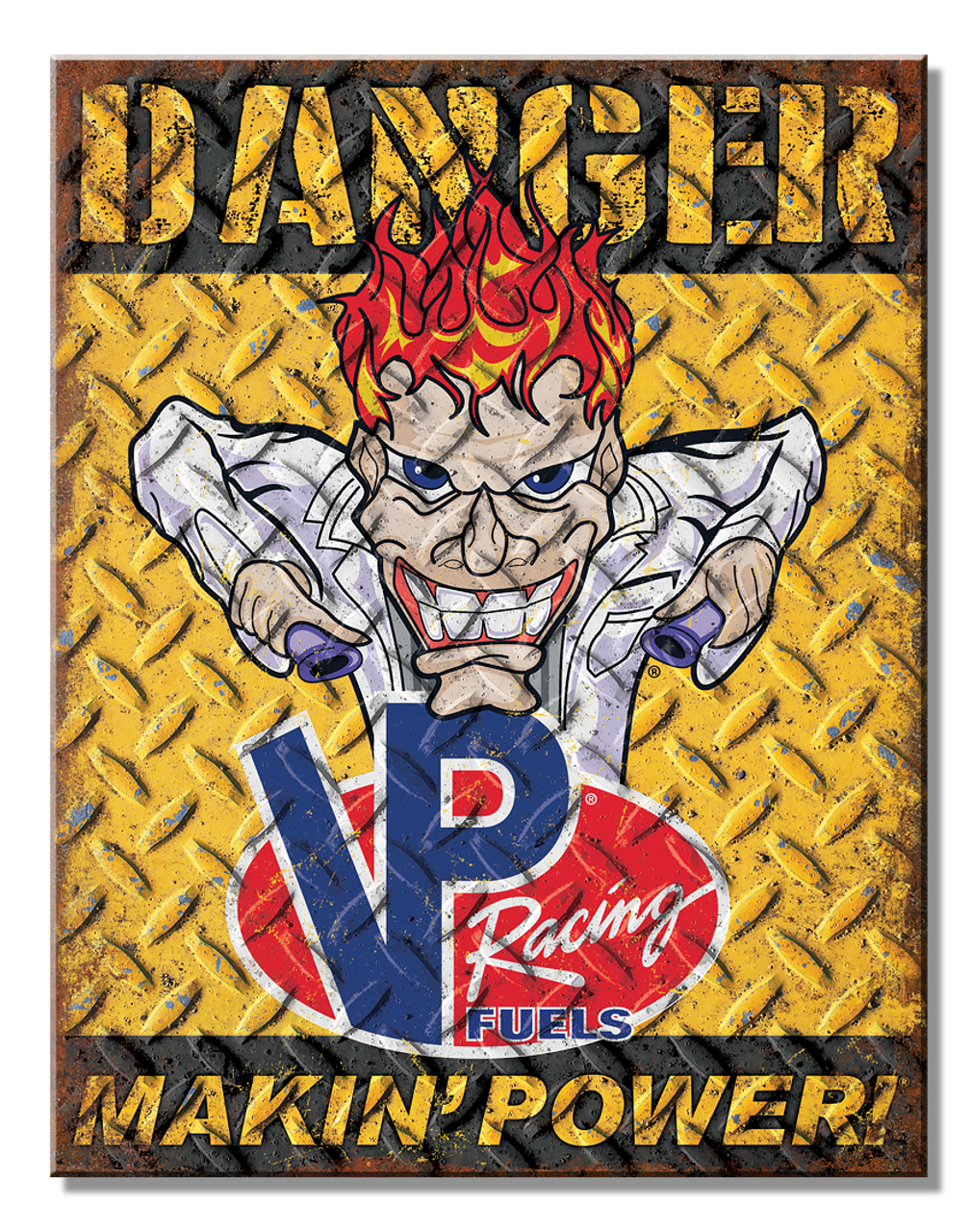 VP Racing Power 12.5" x 16" Metal Tin Sign - 2671