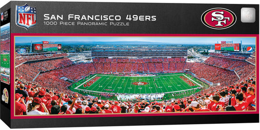 San Francisco 49ers Panoramic Stadium 1000 Piece Puzzle - Center View by Masterpieces
