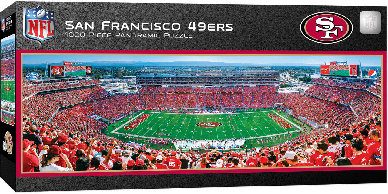 San Francisco 49ers Stadium Puzzle, 1000 pieces, brand new, measures 13" x 39", made by Masterpieces.