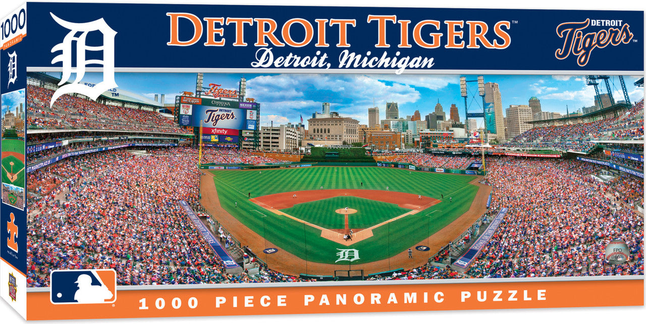 Detroit Tigers Panoramic Stadium 1000 Piece Puzzle - Center View by Masterpieces