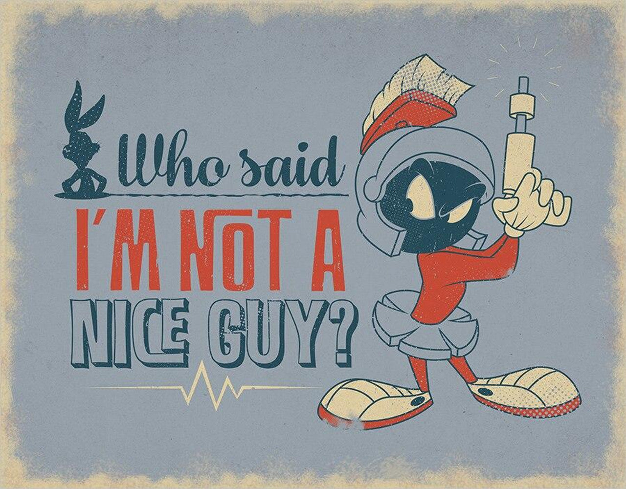 Marvin the Martian - Nice Guy 16" x 12.5" Metal Tin Sign -2329