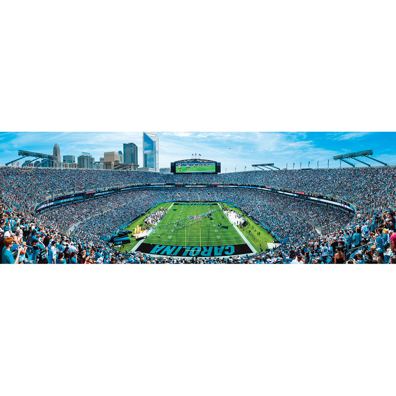 Carolina Panthers Panoramic Stadium 1000 Piece Puzzle - End View by Masterpieces
