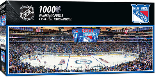 New York Rangers Panoramic Stadium 1000 Piece Puzzle - Center View by Masterpieces