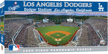 "LA Dodgers MLB Stadium 1000-Piece Puzzle. Brand new, measures 13x39 inches. Officially licensed. Made by Masterpieces."